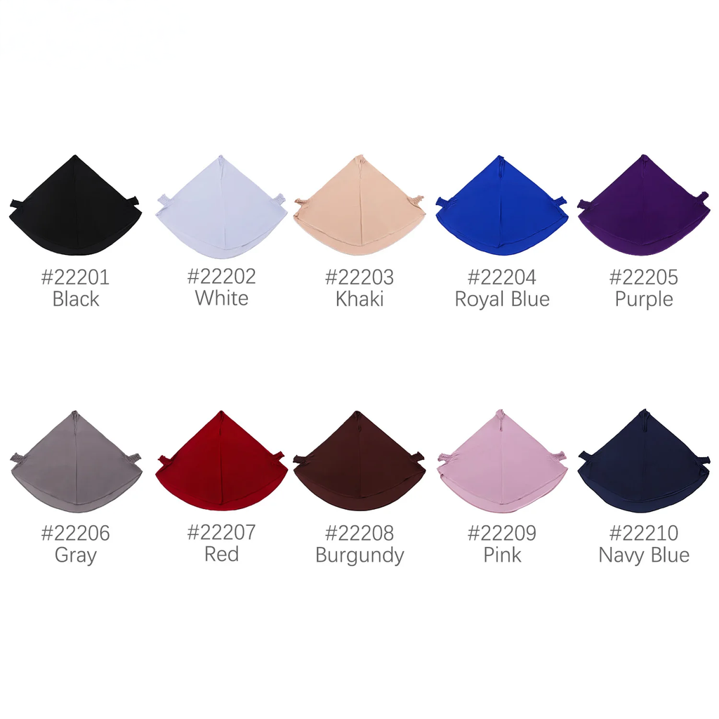 Muslim Abayas Full Cover Women Colthes Solid Color Inner Hijab Long Shawl Premium Cotton Hemp Hijab Ramadan Prayer Women Dress
