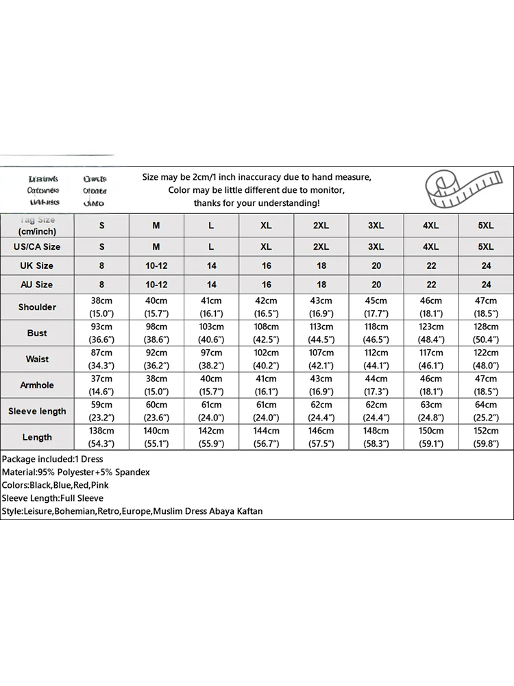 Dress Elegant Women Maxi Dresses Fashion Long Lantern Sleeve Robe Pleated Sundress IsIamic Clothing