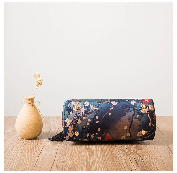 Vintage Designer Lock Shell Bags Pure Handmade Bag Fringe Chain Women Shoulder Crossbody Bag Chic Lady Women's Handbags Well Bag