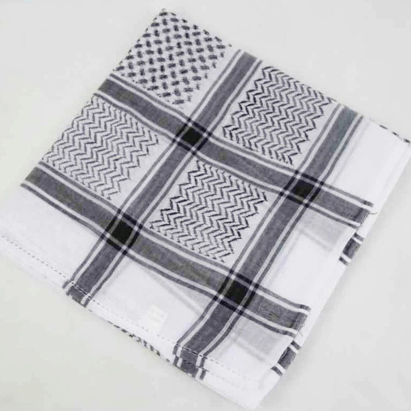 Fashion Muslim Men Head Scarf Hijab Islam Prayer Hat Saudi Arabia Men's Scarf Jewish Musulman Hijabs Clothing Headdress Shawl