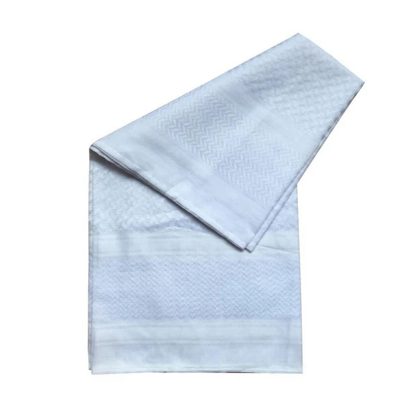 Tactical Shemagh Scarf Arab Keffiyeh Scarf Arabic Cotton Paintball Hunting Camouflage Head Scarf Airsoft Face Mask