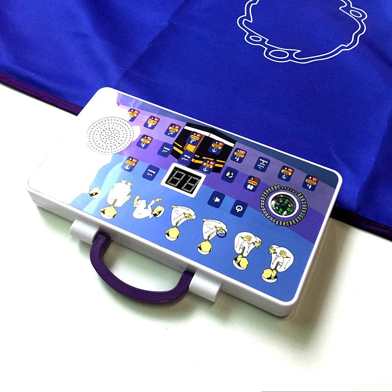 Talking Prayer Mat Educational Interactive Rug Salah Muslim Kids Gift Islam Electronic Worship Blanket Compass Islamic Carpet