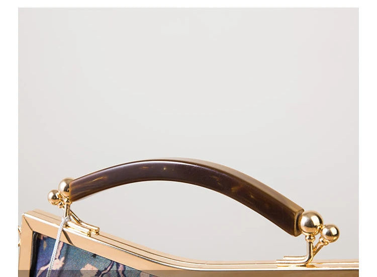 Vintage Designer Lock Shell Bags Pure Handmade Bag Fringe Chain Women Shoulder Crossbody Bag Chic Lady Women's Handbags Well Bag