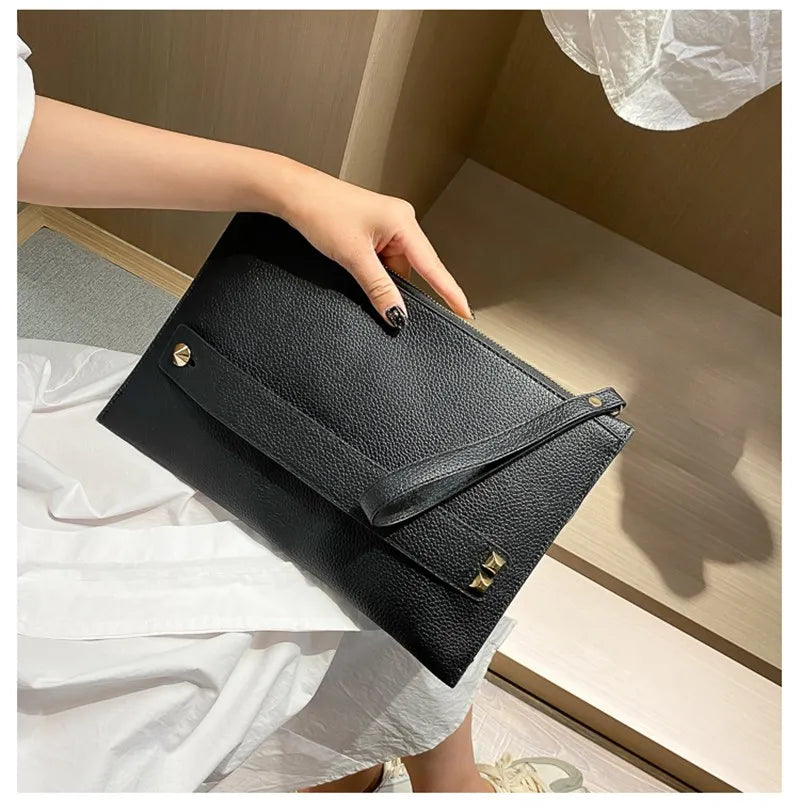 Fashion Luxury Handbag Women Bags PU Leather Designer ladies Evening Envelope Bag Female Day Clutches 2023 new lady Clutch purse