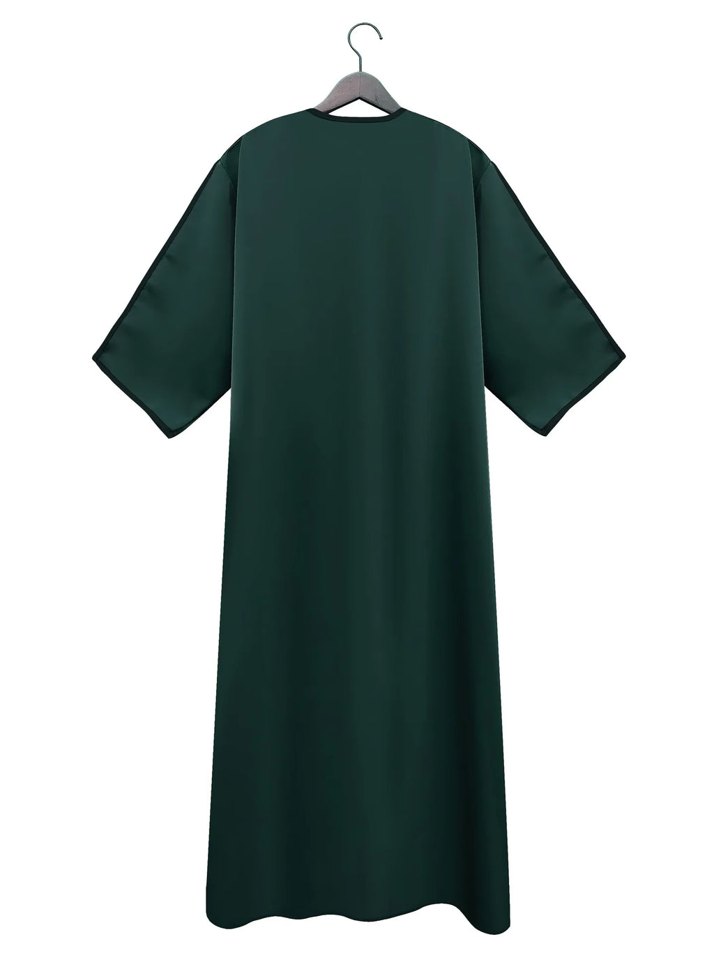 Men's Long Sleeve Muslim Abaya Islamic Dress Moroccan Thobe Jubba Kandora Djellaba Middle Eastern Saudi Clothing Casual Polyester Blend