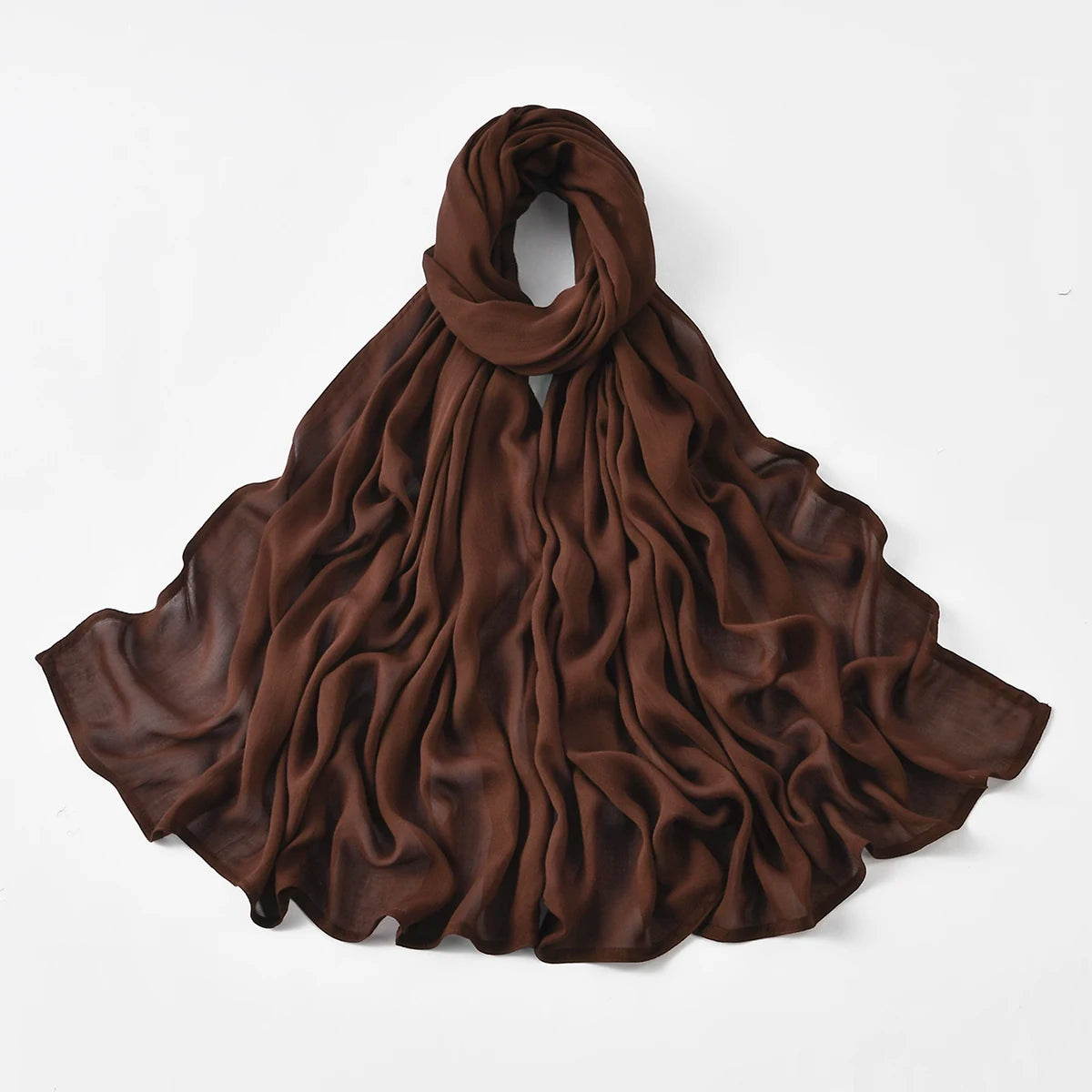 Muslim Hijabs for Women Scarf Thin Plain Shawls Femme Musulman Soft Viscose Rayon Headscarf Islamic Turban Headband 200x85cm