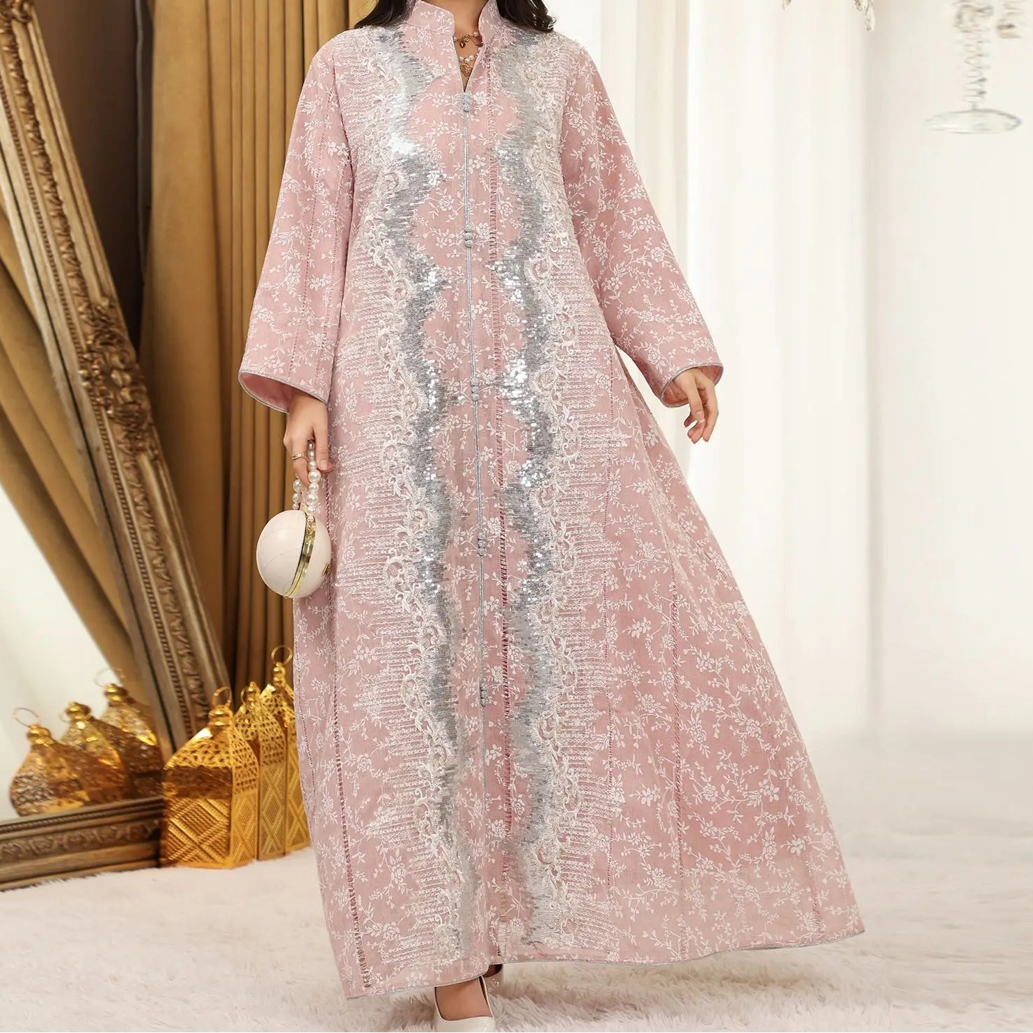 Dress  Abaya  Morocco Kaftan Elegant Caftan Long Dresses Dubai Arab Robe 2026