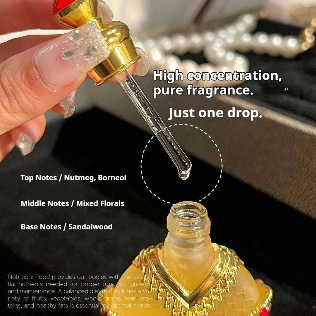 Arabic Pheromone Perfume Oriental Gold Concentrated Perfume Refreshing Fragrance Perfume Essential Oil Long-Lasting Fragrance