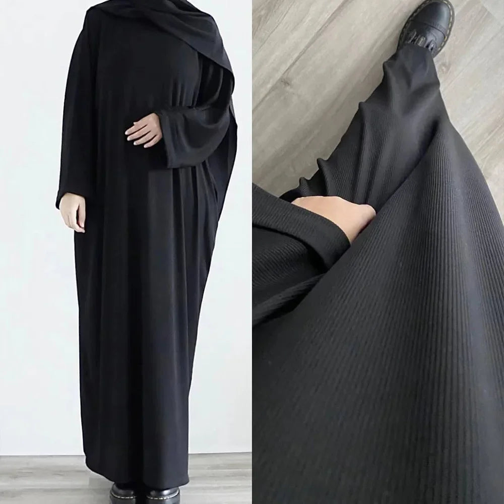 Autumn Muslim Dress for Women Abaya Turkey Loose Modest Long Dresses Jalabiya Morocco Dubai Abayas Kaftan Vestidos Arab Robe