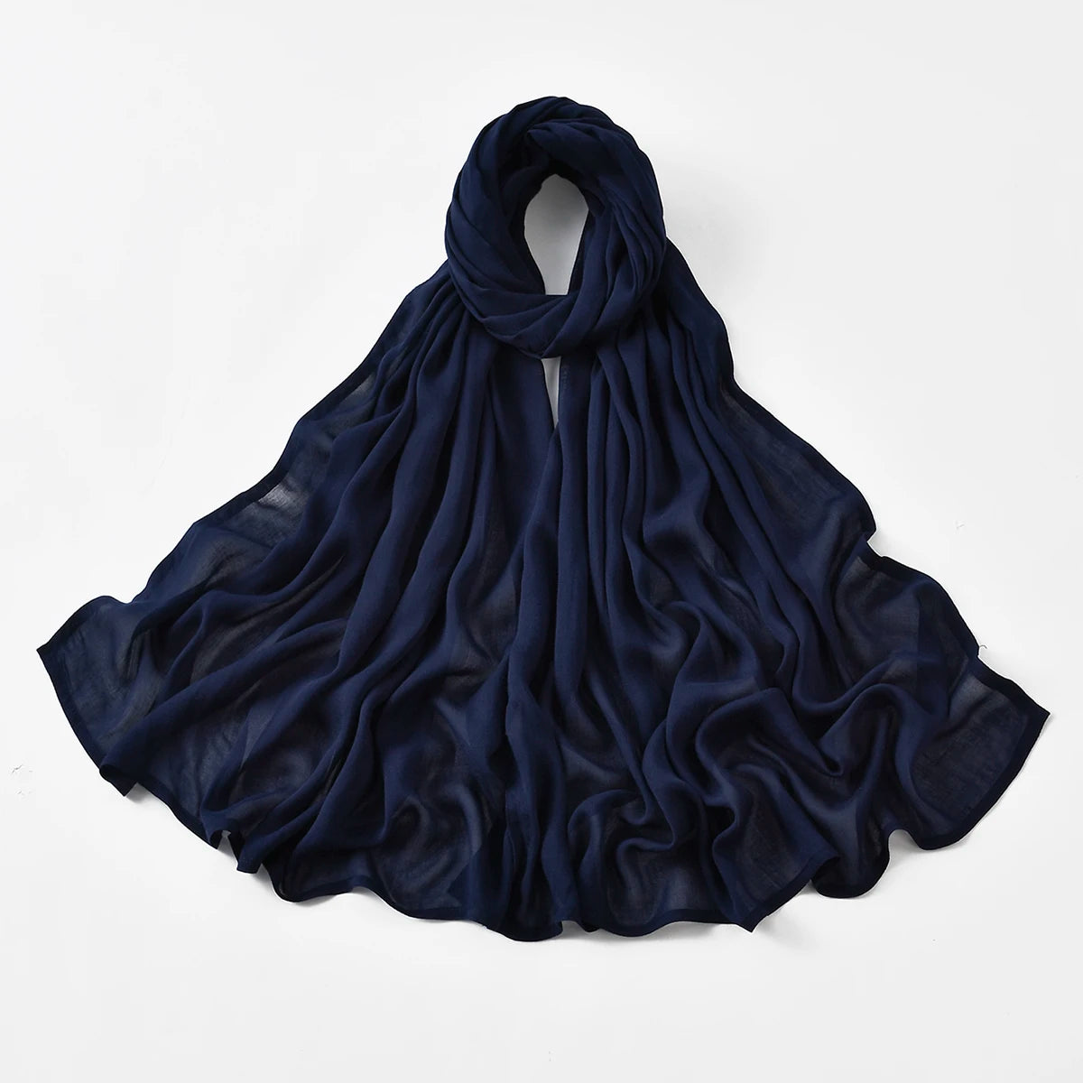 Muslim Hijabs for Women Scarf Thin Plain Shawls Femme Musulman Soft Viscose Rayon Headscarf Islamic Turban Headband 200x85cm