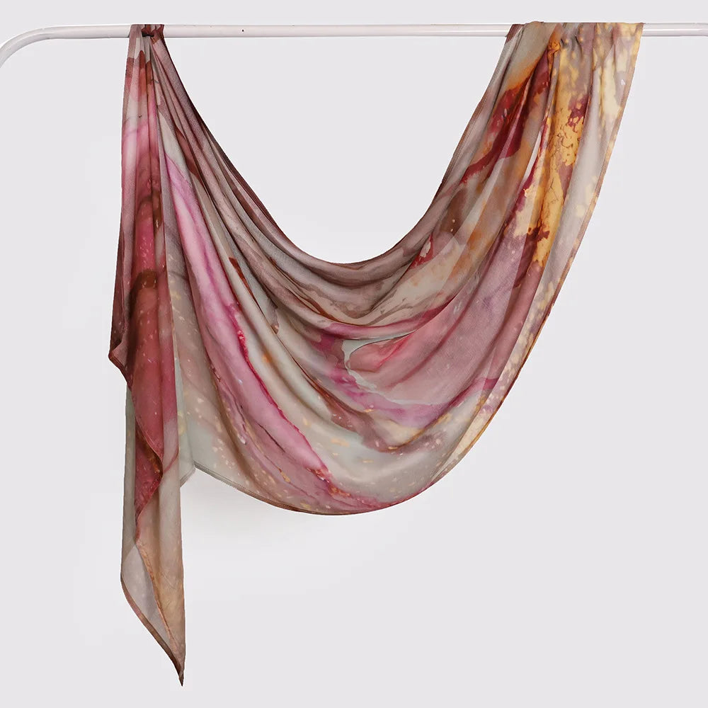 Premium Printed Rayon Modal Hijabs Cotton Hijab Scarf for Women Wraps and Shawls Musulman Headband Islamic Ramadan Turban