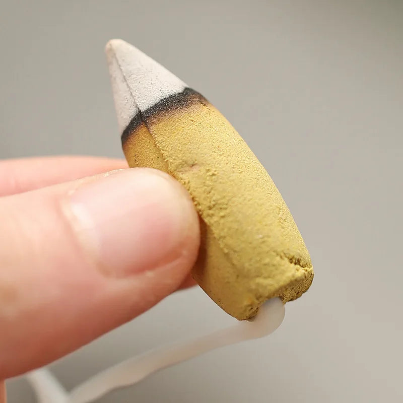 Mixed Waterfall Smoke Backflow Natural Incense Cone Incense Cone Lavender Multi-scented Suitable for Places Tea Room Yoga Room