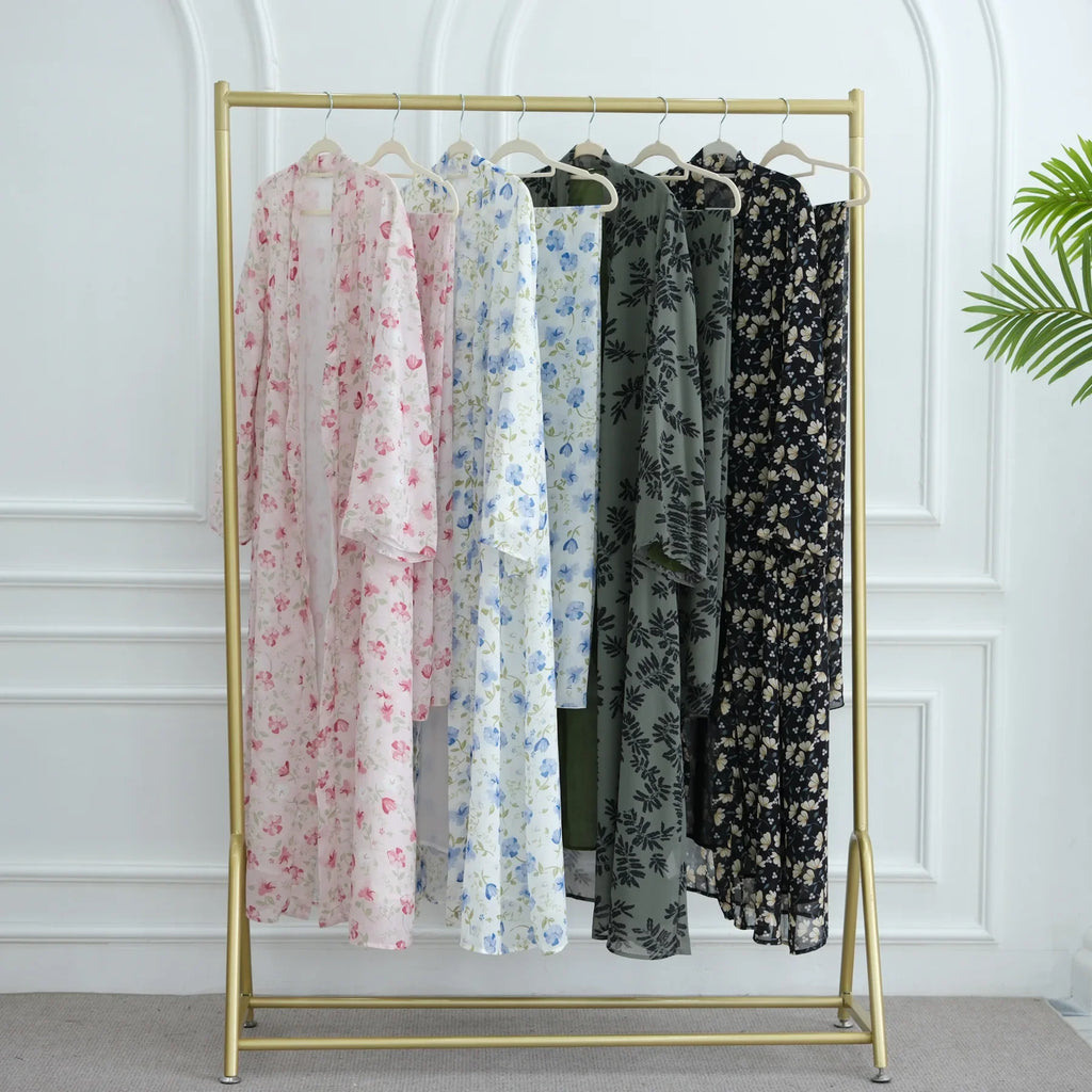 Eid Women Abaya Scarf 2 Piece Set Muslim Cardigan Ramadan Jalabiya Print Caftan Long Robe Morocco Kaftan Vestidos Largos 2026