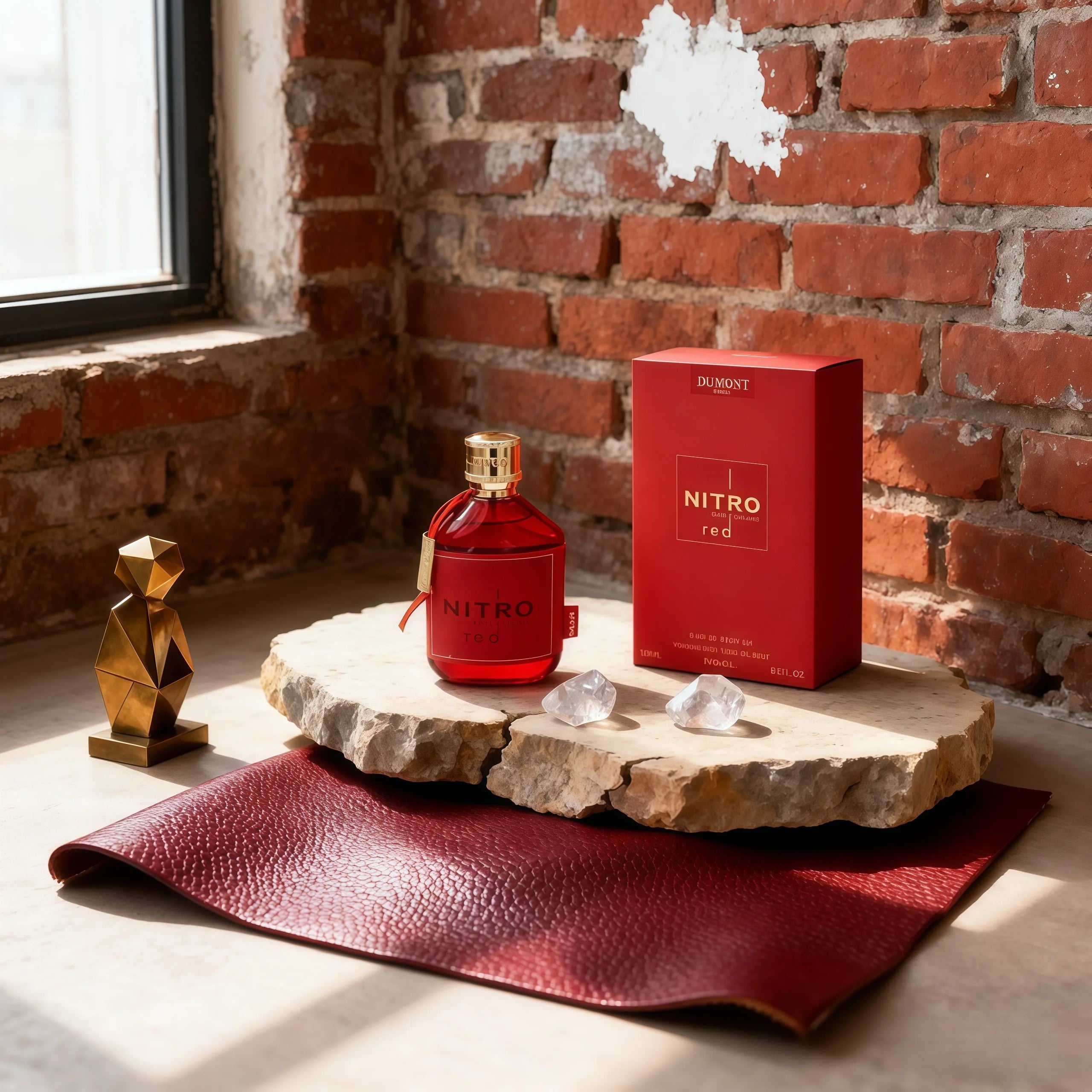 Nitro Red Dumont Middle Eastern Arabic Perfume for Men and Women Long Lasting Natural Romantic Scent Fragrance Spray 100ml