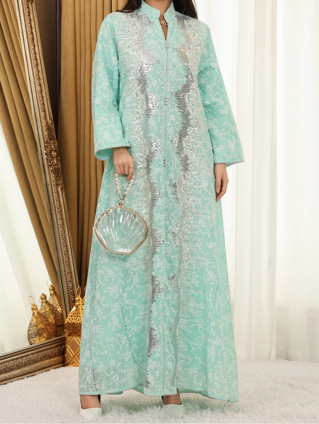 Dress  Abaya  Morocco Kaftan Elegant Caftan Long Dresses Dubai Arab Robe 2026