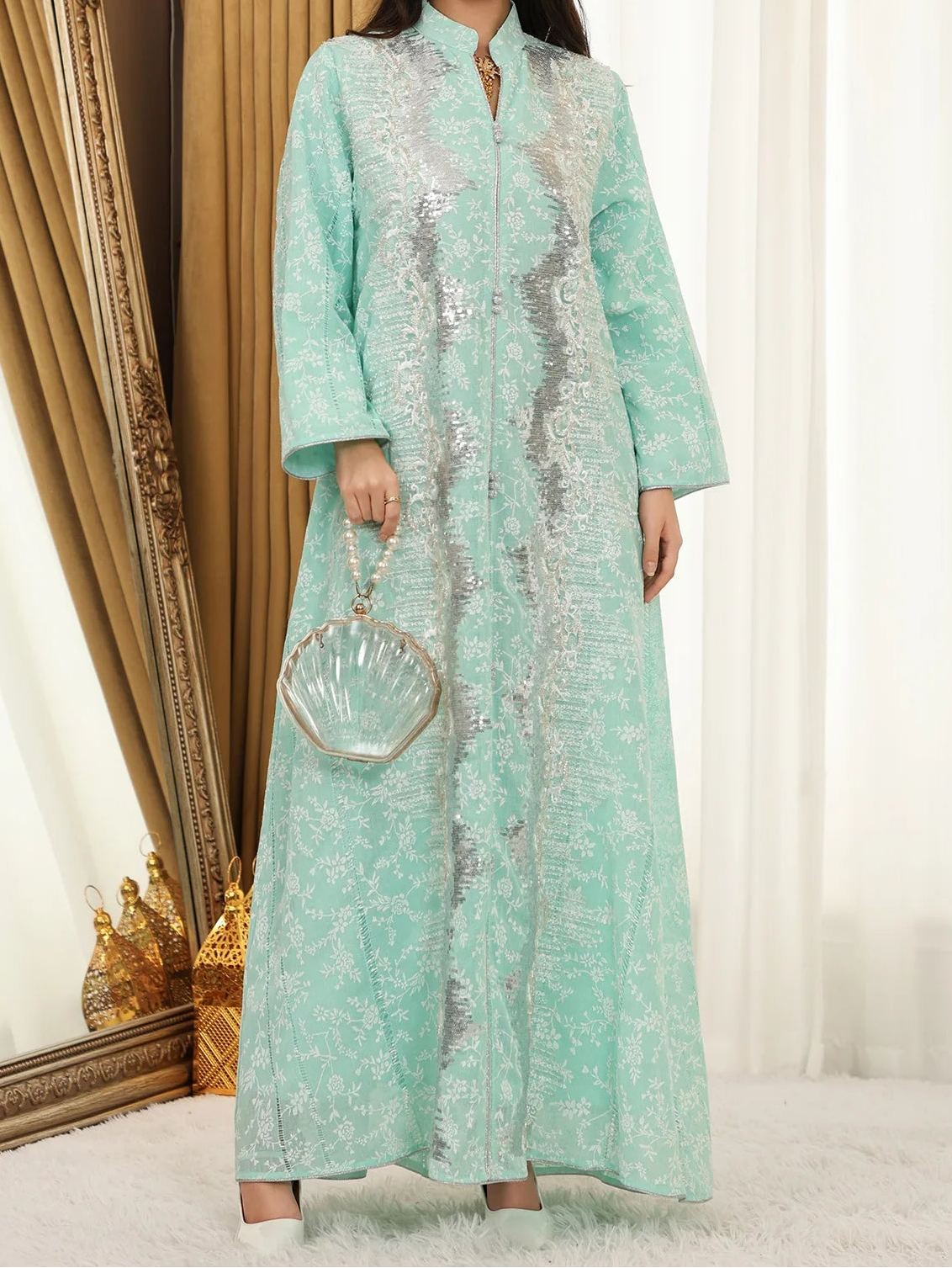 Dress  Abaya  Morocco Kaftan Elegant Caftan Long Dresses Dubai Arab Robe 2026