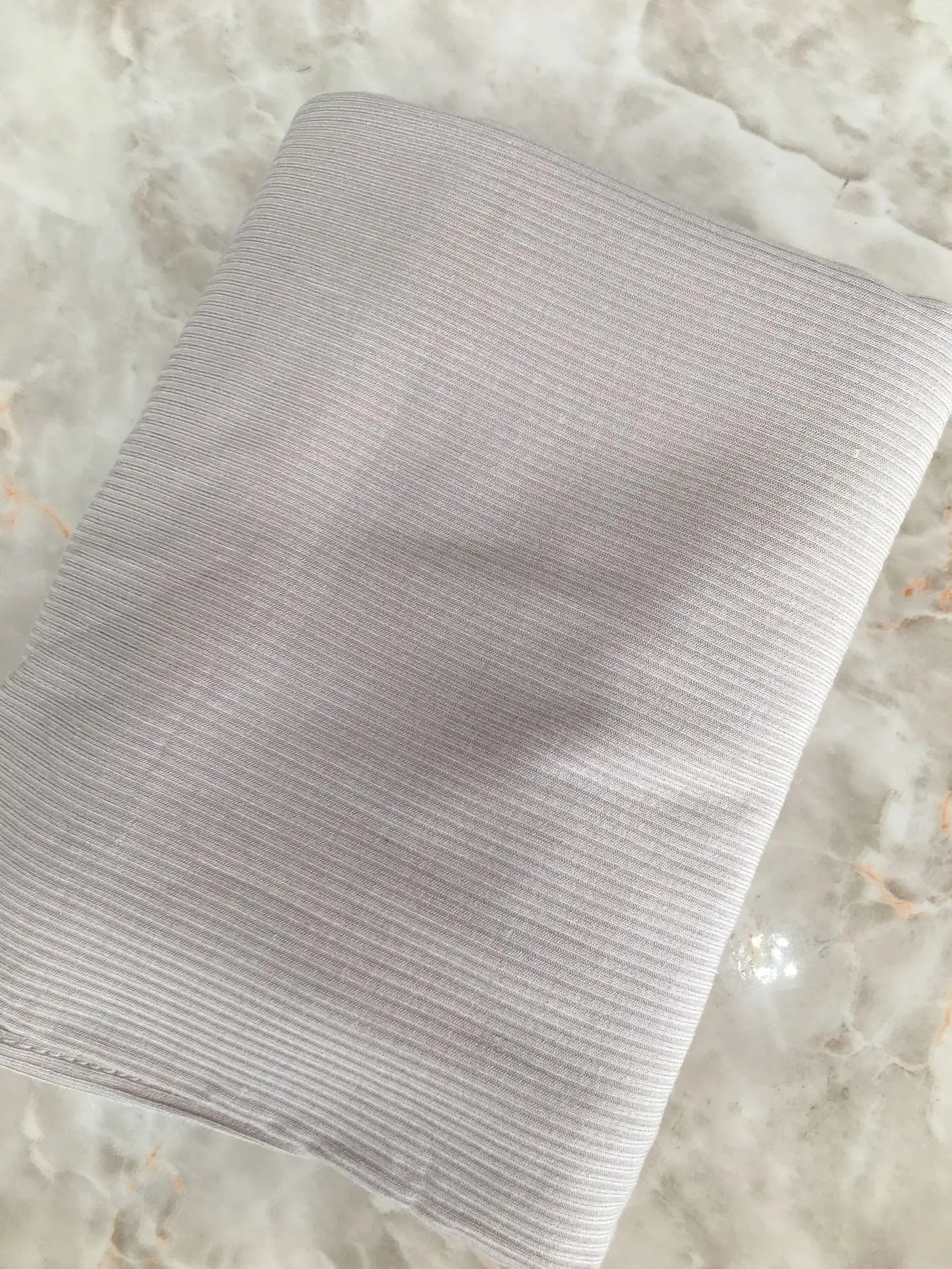 Premium Bamboo Ribbed Jersey Hijab Scarf for Women Elastic Breathable Thread Knitted Scarf Women Soft Striped Headscarf Bandana