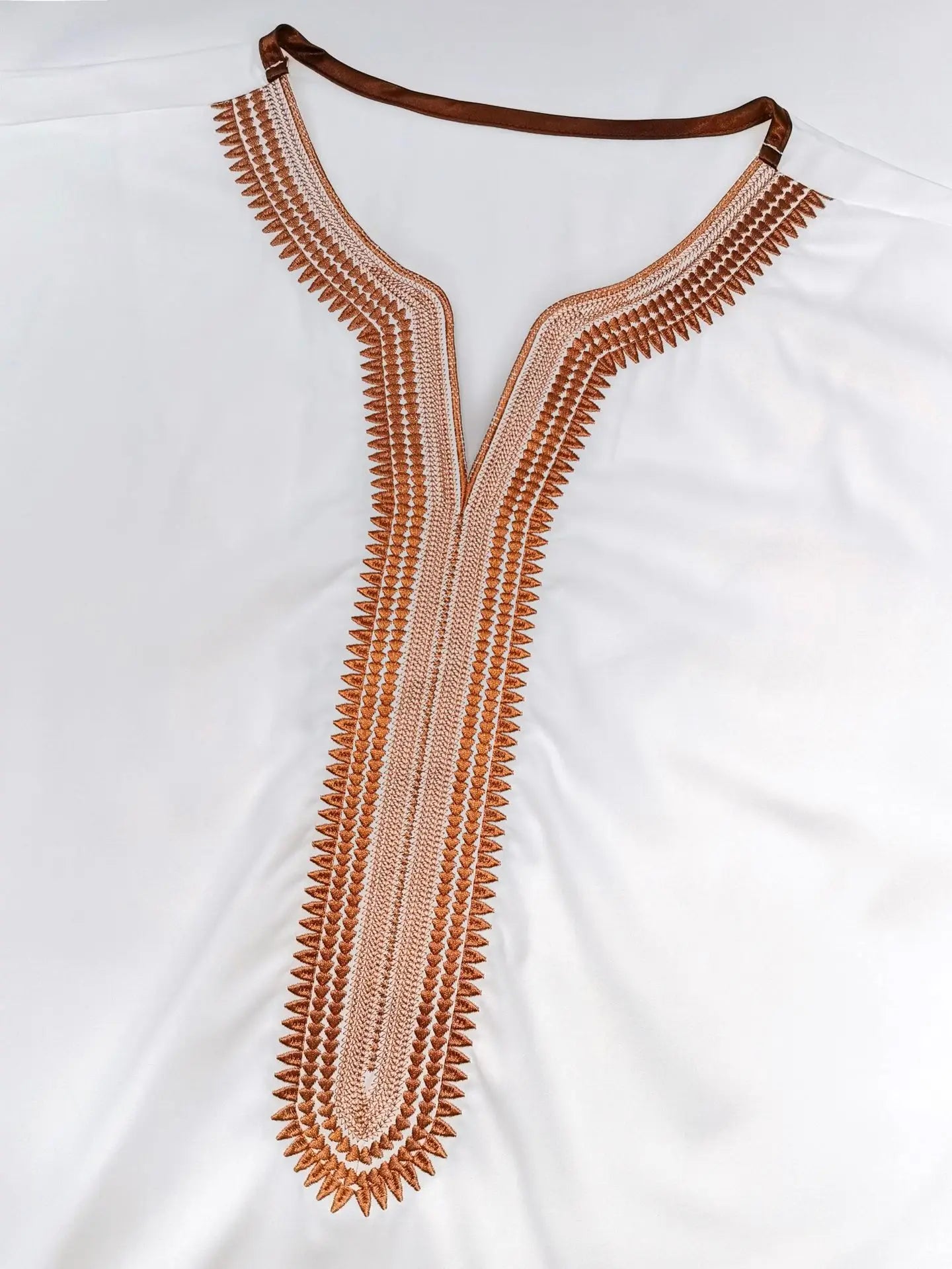 Men's Long Sleeve Muslim Abaya Islamic Dress Moroccan Thobe Jubba Kandora Djellaba Middle Eastern Saudi Clothing Casual Polyester Blend