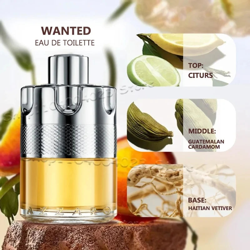 The Most Wanted Eau de Parfum Intense – Woody & Spicy Cologne for Men with Fougère and Ambery Notes Amber Wood, Cardamom