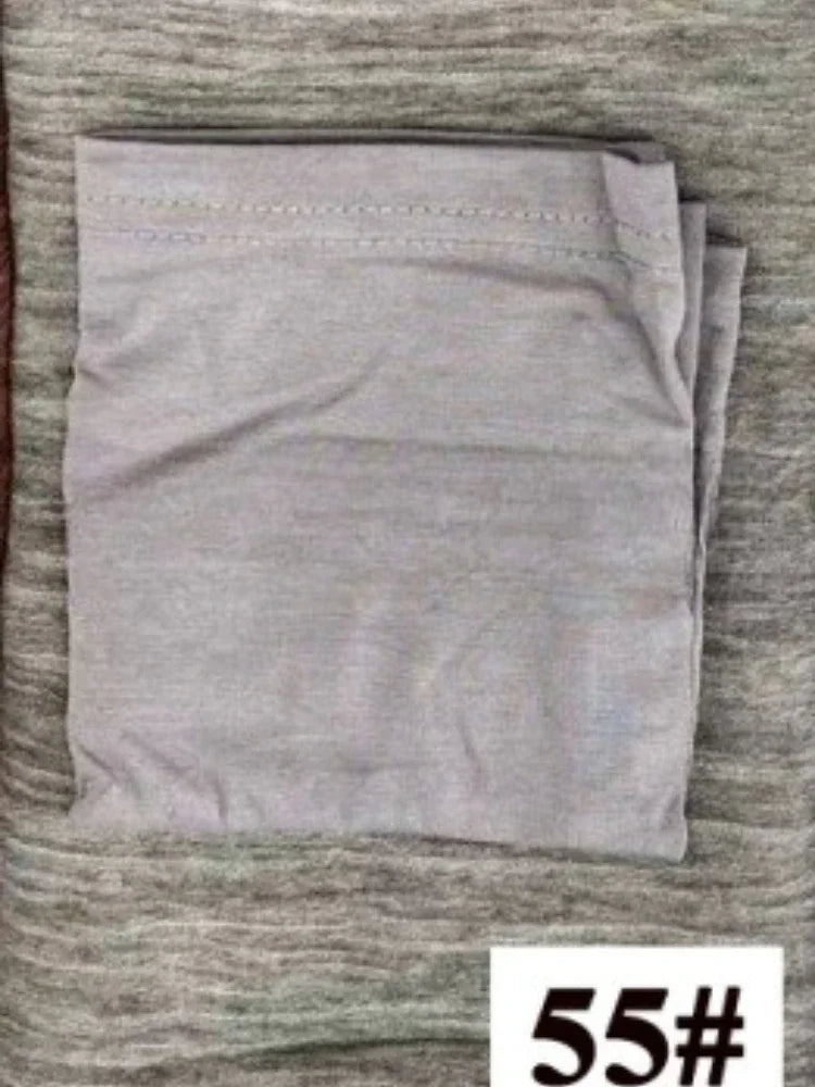 Rayon Cotton Hijab with Inner Cap Set Premium Wrinkle Scarf Headscarf Shawl Dirty Dyed Vintage Soft Muslim Turban Hijabs Women