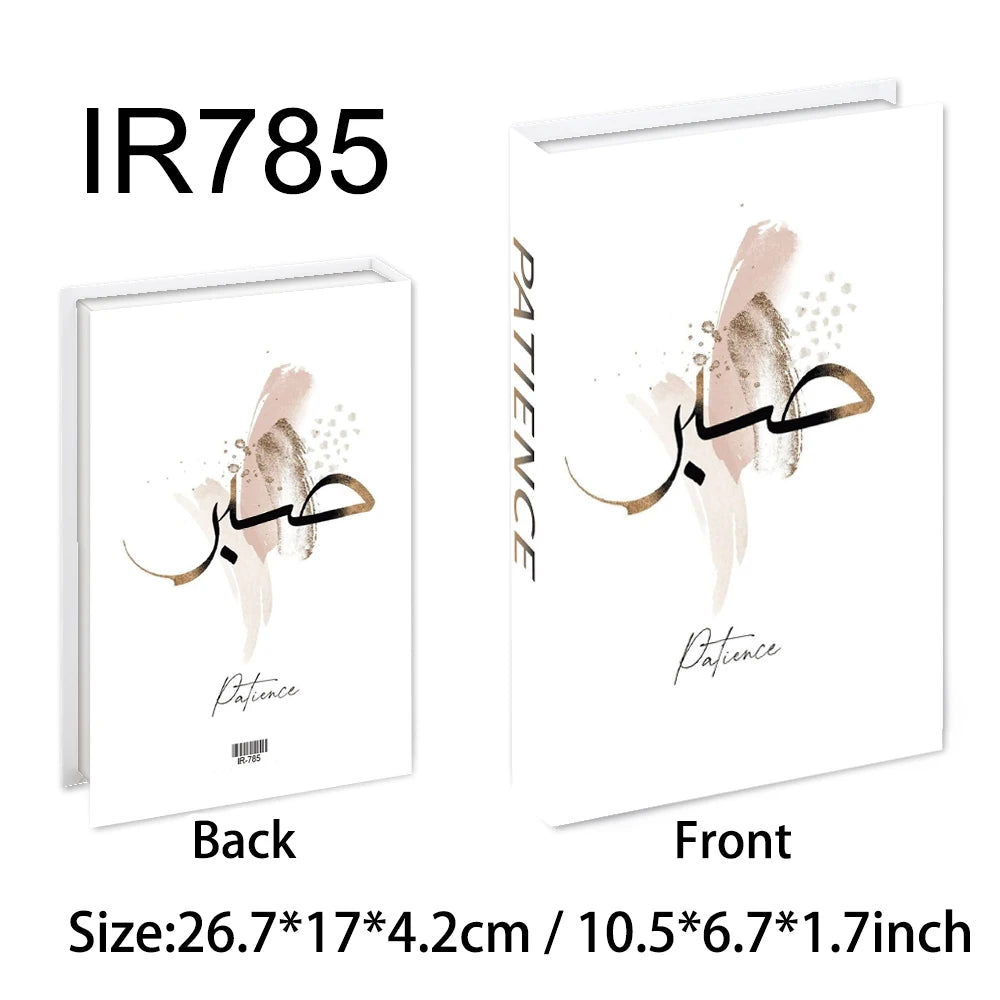 New Islamic Series Luxury Fake Books Home Decoration Remote Control Storage Box Coffee Table Fashion Home Decoration Accessories