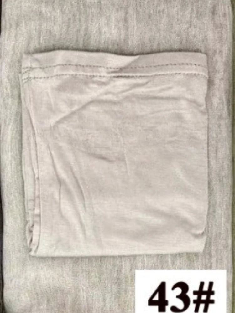 Rayon Cotton Hijab with Inner Cap Set Premium Wrinkle Scarf Headscarf Shawl Dirty Dyed Vintage Soft Muslim Turban Hijabs Women