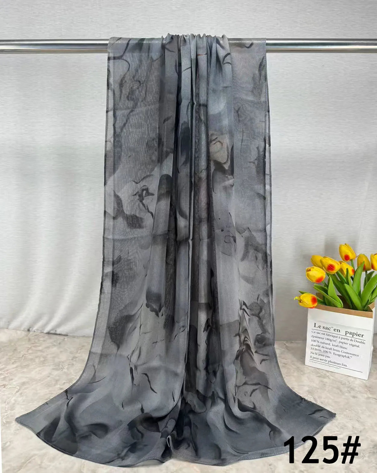 168colors Modal Print Hijab Scarf Premium Soft Breathable Muslim Fashion Headscarf Head Scarf Headwraps for Women Hijabs Turban