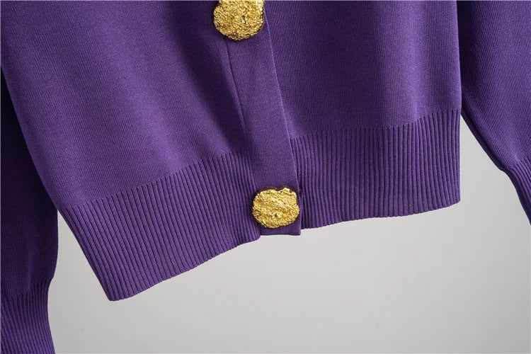 Women Knitted Sweater Muslim 2 Piece Set Cardigan Single Breasted Coat Long Skirt Suit Knit Outfits Morocco Autumn Winter 2025