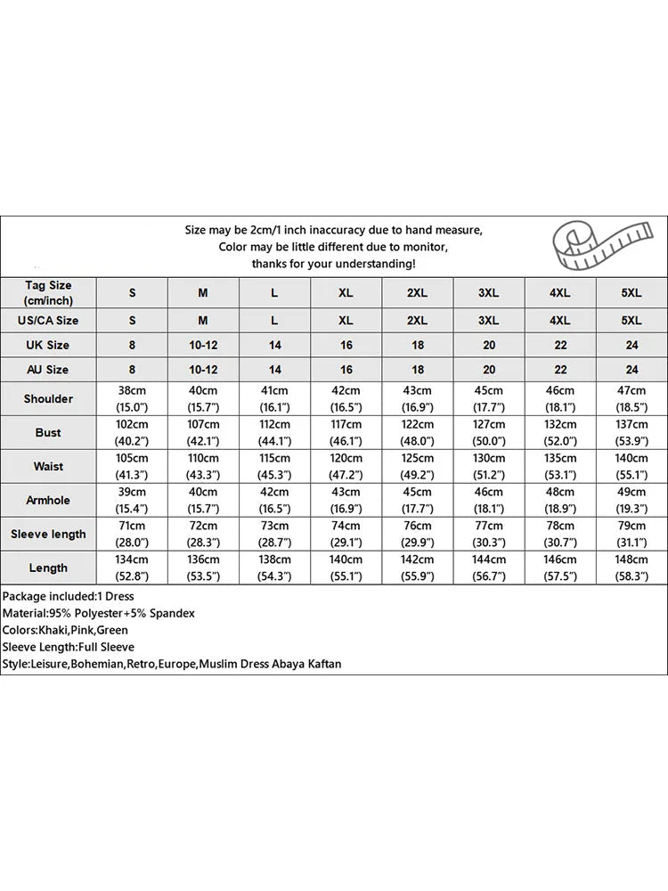 Maxi Dress Solid Women Long Sleeve Islamic Hijab Vestidos Ruffled O Neck Shirring Cuff Abaya Robes
