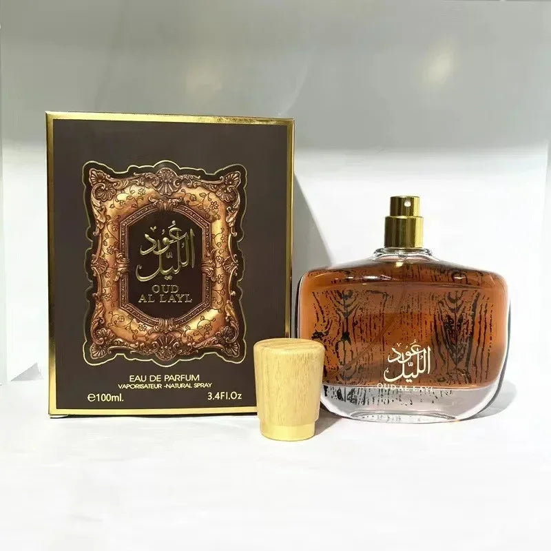 100ML Long Lasting OUD AL LAYL Arab Perfume Original Unisex Fragrance For Man Woman Eau De Parfum Perfumes Luxury Scent