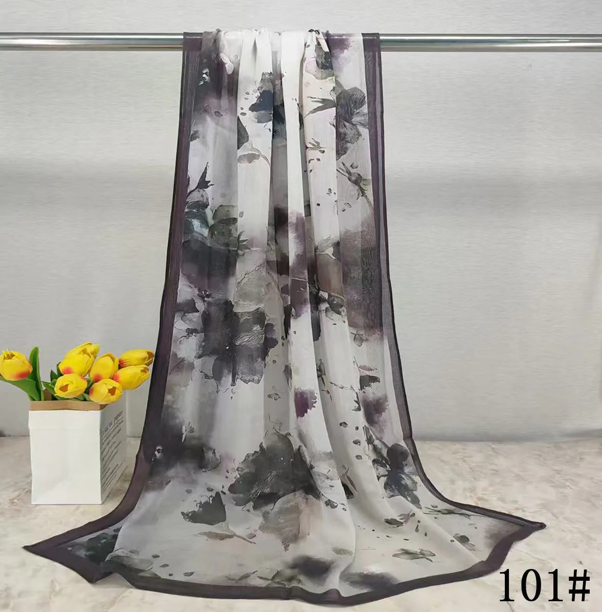 168colors Modal Print Hijab Scarf Premium Soft Breathable Muslim Fashion Headscarf Head Scarf Headwraps for Women Hijabs Turban