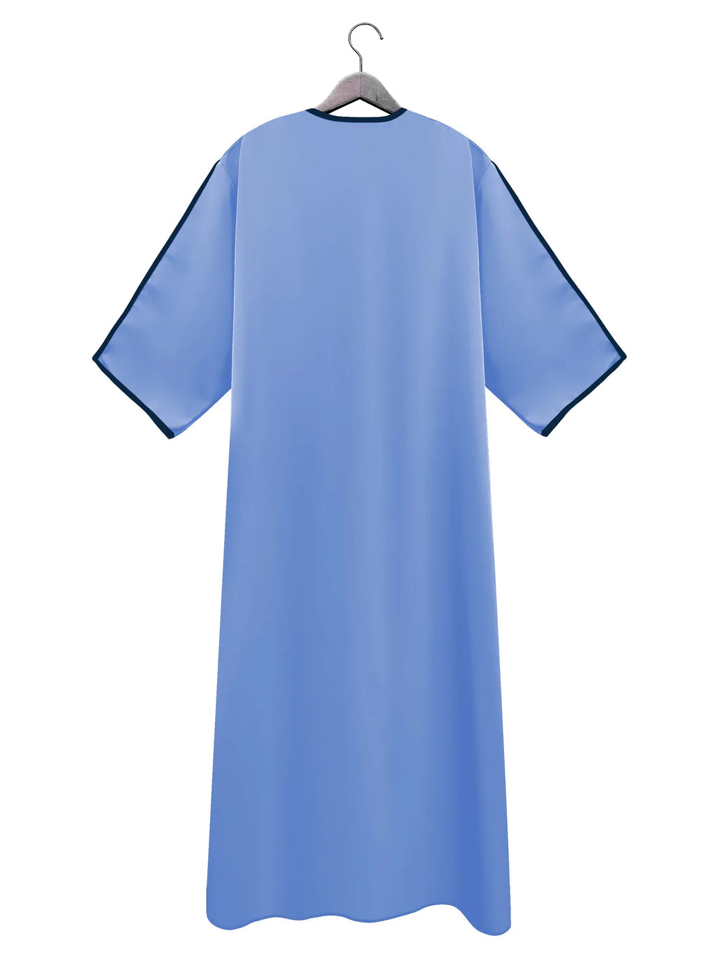 Men's Long Sleeve Muslim Abaya Islamic Dress Moroccan Thobe Jubba Kandora Djellaba Middle Eastern Saudi Clothing Casual Polyester Blend