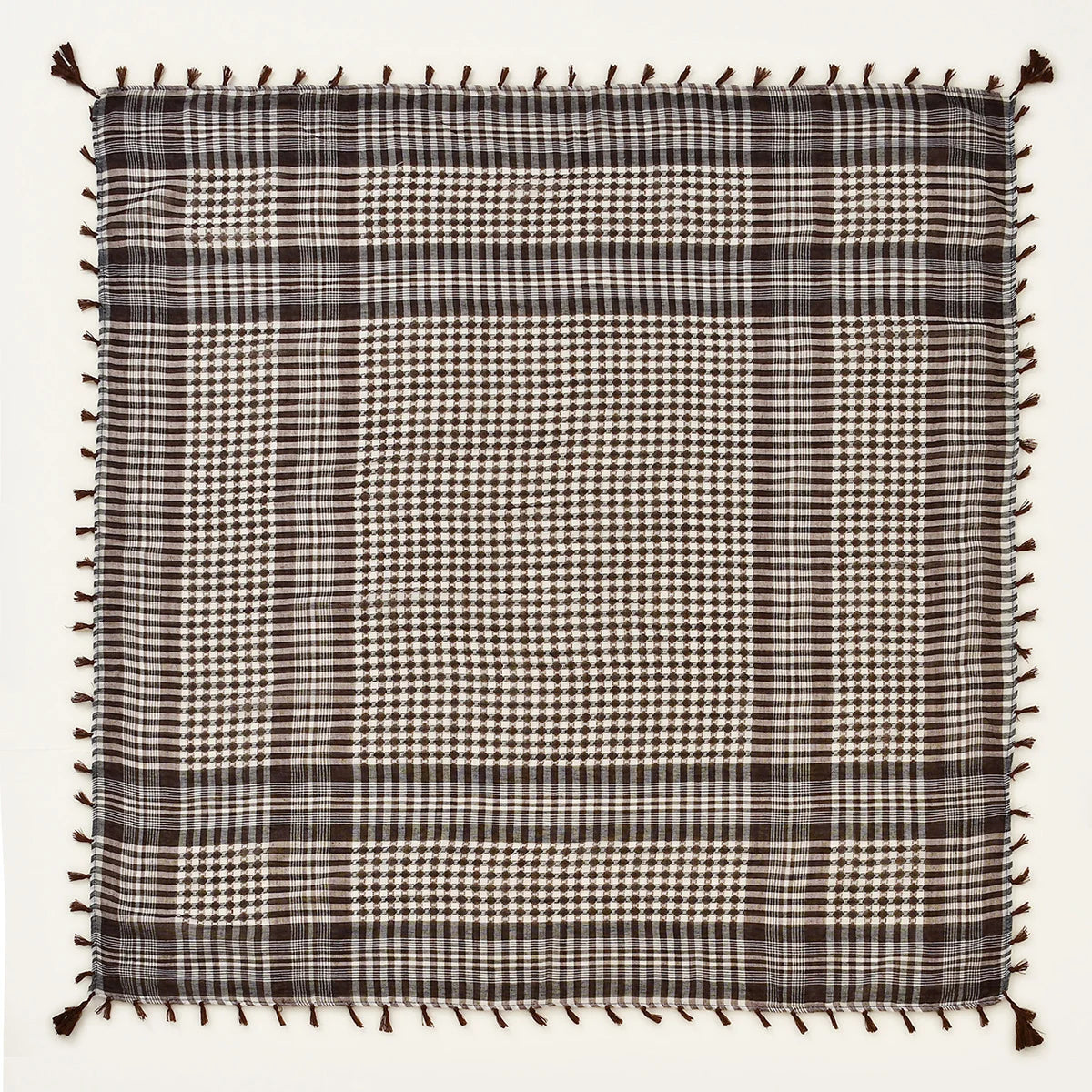 Saudi Arabic Islamic Accessories Men Praying Hat Headscarf Headband Muslim Traditional Costumes Clothing Plaid Turban 140*140cm