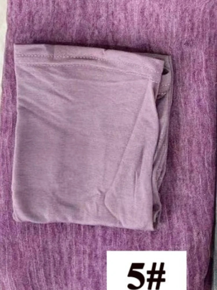 Rayon Cotton Hijab with Inner Cap Set Premium Wrinkle Scarf Headscarf Shawl Dirty Dyed Vintage Soft Muslim Turban Hijabs Women