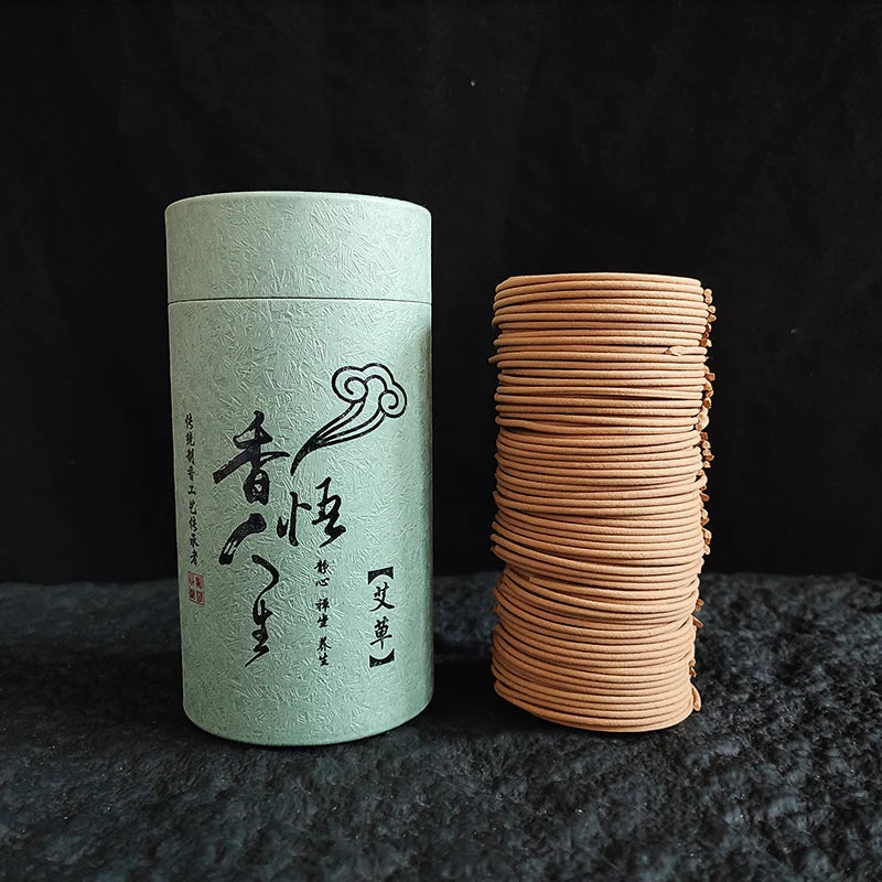 120 Plate/box Natural Sandalwood Lavender Coil Incense Aromatherapy Buddha Yoga Incense Indoor Burning Home Fragrance