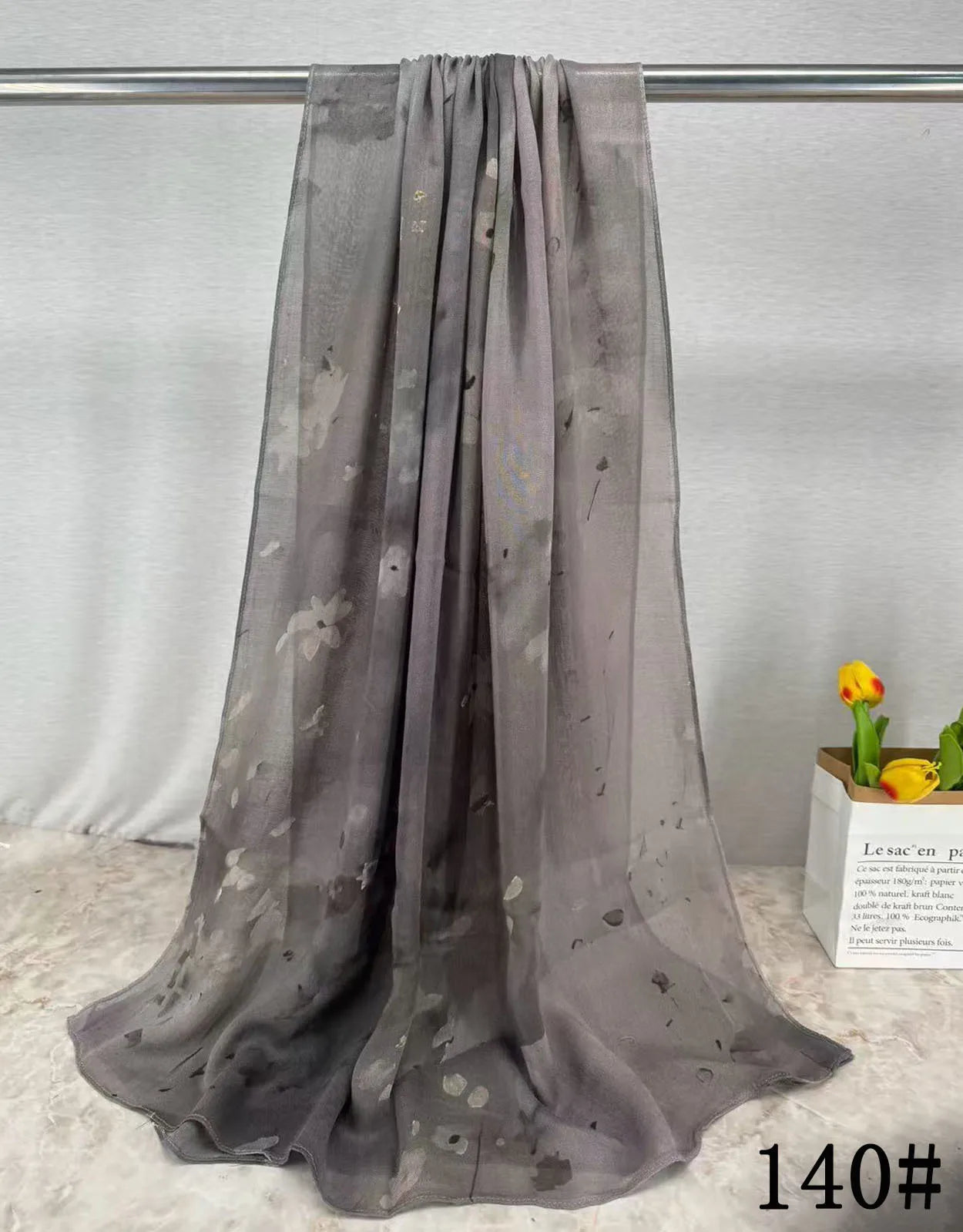 168colors Modal Print Hijab Scarf Premium Soft Breathable Muslim Fashion Headscarf Head Scarf Headwraps for Women Hijabs Turban