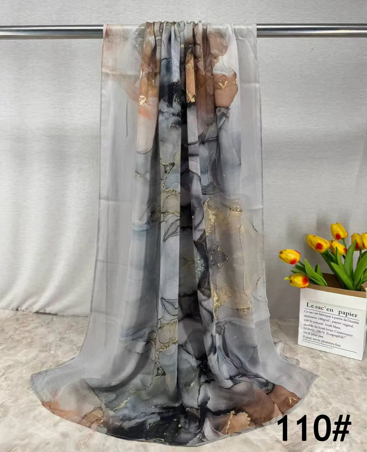 168colors Modal Print Hijab Scarf Premium Soft Breathable Muslim Fashion Headscarf Head Scarf Headwraps for Women Hijabs Turban