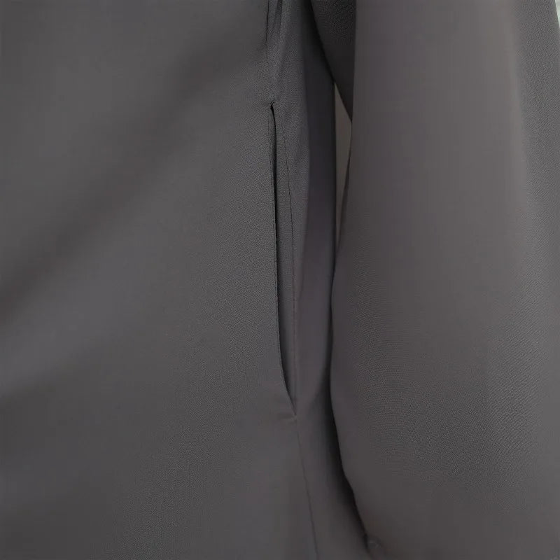 Ramadan Muslim Modest Dress for Women Elegant Two-piece Dubai Blazer-collar Abaya with Hijab Eid Islamic Turkey Kaftan Robe