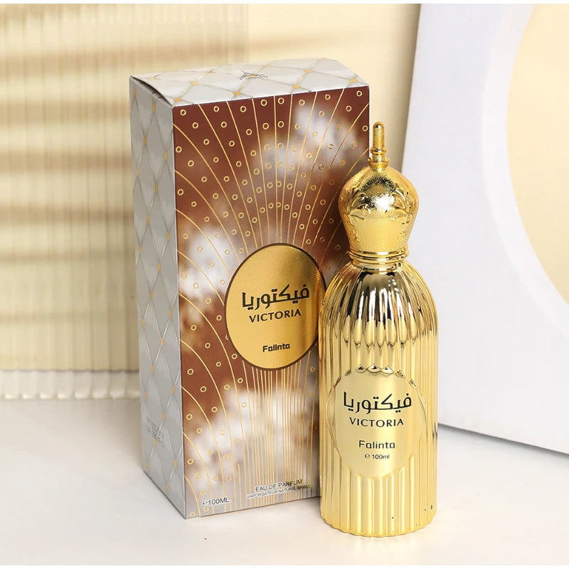 Arabian Brand Perfume Rose Bergamot Ebony Mixed Woody Floral Notes Long-lasting Fragrance Unisex Charm Date Golden Perfume 100ml