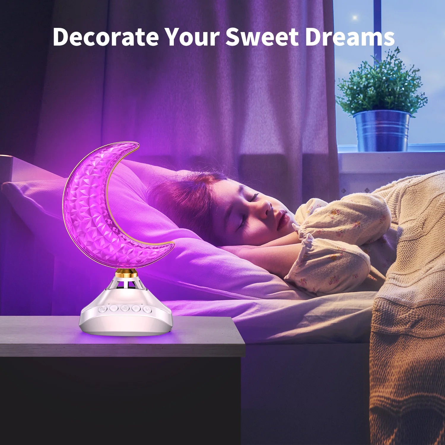 Quran Speakers Desk Lamp koran Moon Night Light Muslim Speakers for Gift Home office