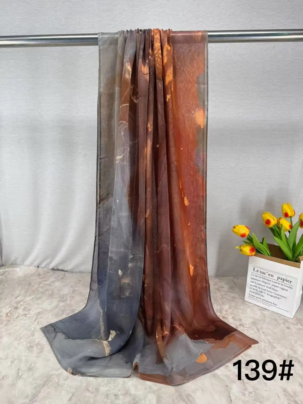 168colors Modal Print Hijab Scarf Premium Soft Breathable Muslim Fashion Headscarf Head Scarf Headwraps for Women Hijabs Turban