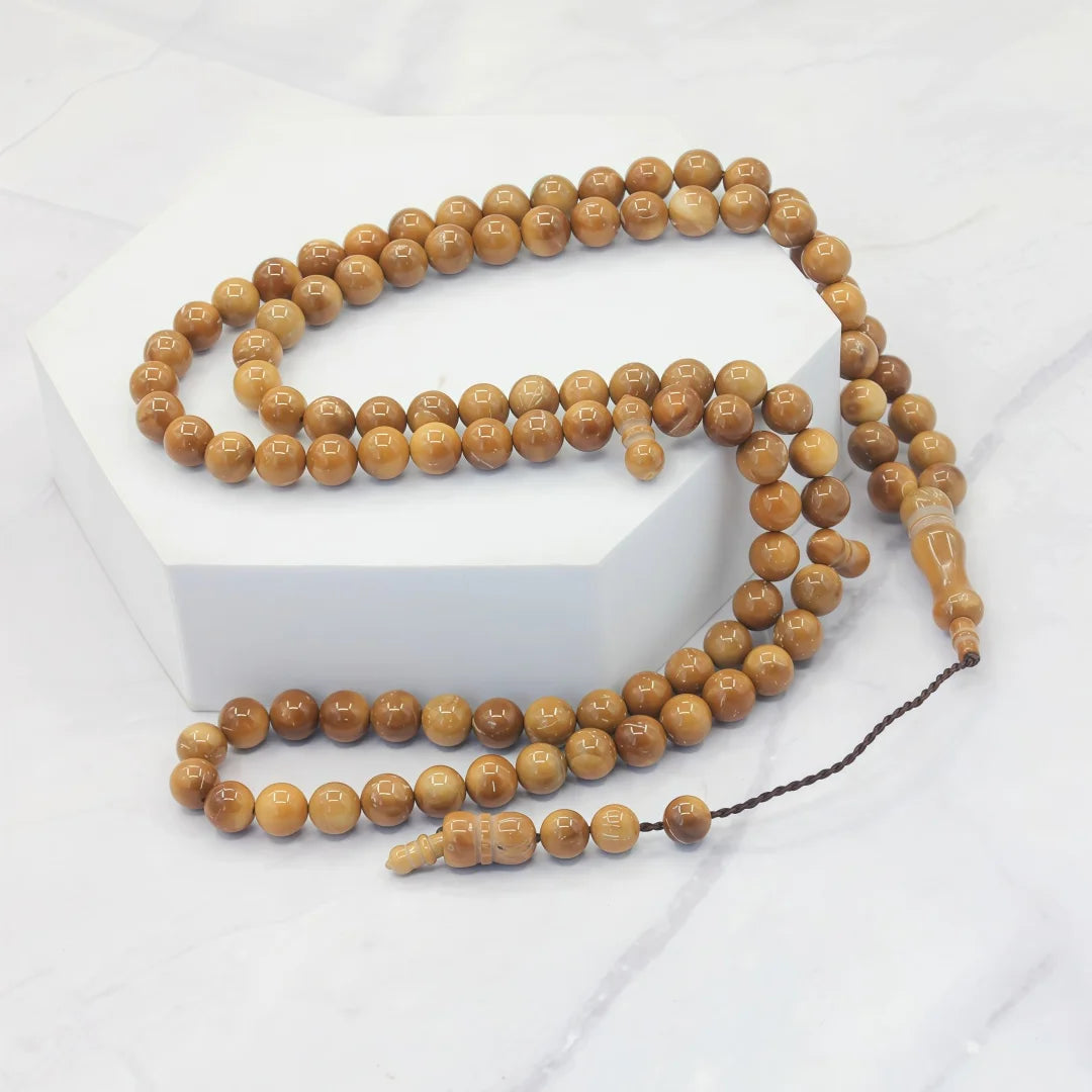 Kuka Prayer Beads 99 Muslim Kuka Prayer Beads Islamic Handheld Prayer Beads 33 Muslim Beads Bracelet with Tassel