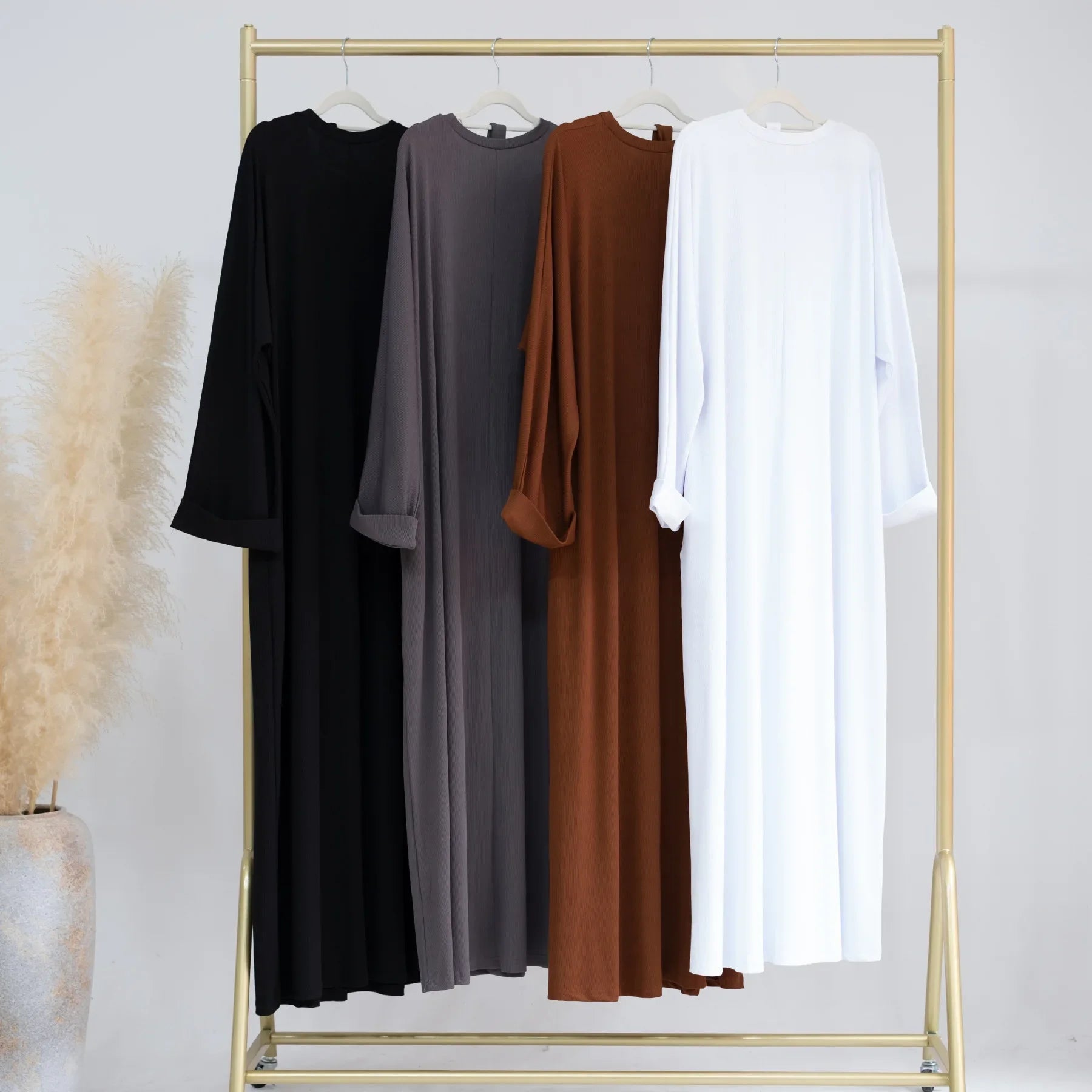 Autumn Muslim Dress for Women Abaya Turkey Loose Modest Long Dresses Jalabiya Morocco Dubai Abayas Kaftan Vestidos Arab Robe