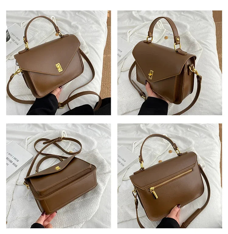 Fashion Women messenger bags design PU leather ladies Handbag female Shoulder Crossbody bags female big totes Elegant briefcase