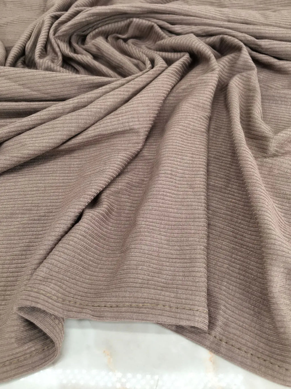 Premium Bamboo Ribbed Jersey Hijab Scarf for Women Elastic Breathable Thread Knitted Scarf Women Soft Striped Headscarf Bandana