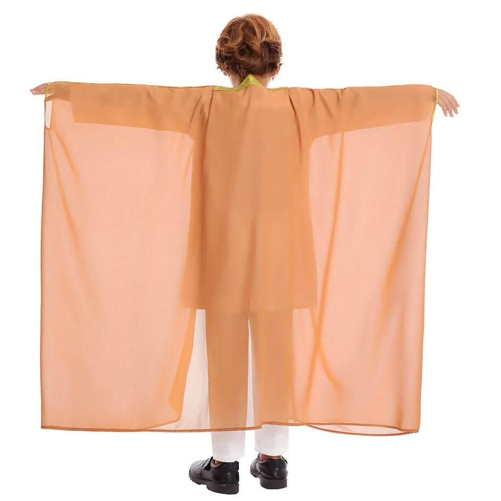 Eid Muslim Boys Jubba Thobe Children Open Abaya Prayer Kaftan Ramadan Morocco Jubba Modest Islamic Dubai Saudi Abayas Thobe