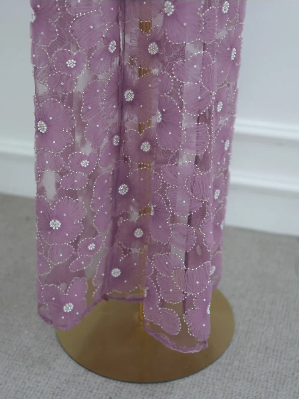 Eid Women Abaya Muslim Cardigan Dress Beading Flower Jalabiya Ramadan Vestidos Largos Islam Arab Long Robe Morocco Kaftan 2026