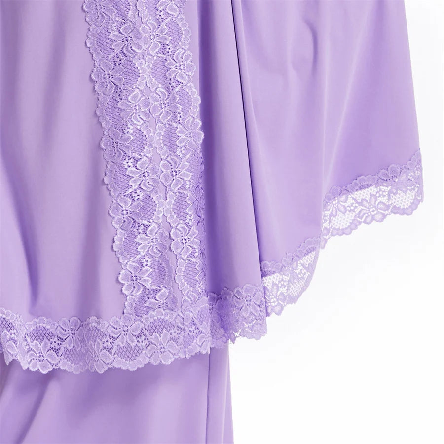 Ramadan Eid Kaftan Girls Khimar Abaya Set Kids Dubai Turkey 2 Piece Hijab Muslim Dress Islam Khimar Skirt Robe Prayer Clothes