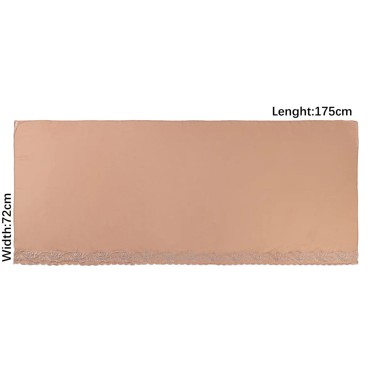 Embroidery Lace Chiffon Hijabs for women Vine Heavy Pearl Industry Edge Long Scarf Light Scarf Headscarf Shawl Turban Ramadan