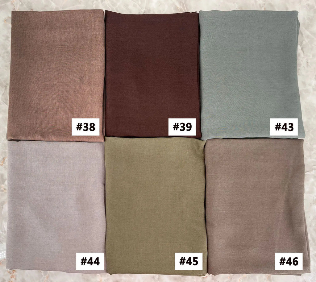 colors Modal Hijab Scarf Rayon Cotton Hijabs for Women Plain Shawls Scarf Muslim Fashion Headscarf Islamic Turban Headband